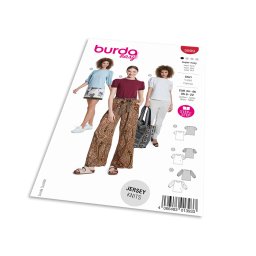 Střih Burda 5809 - Tričko s balonovými rukávy