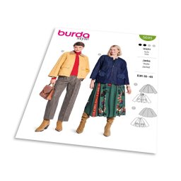 Střih Burda 5695 - Bunda, sako na zip