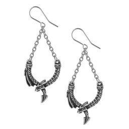 náušnice ALCHEMY GOTHIC - Dragon's Lure Danglers - E498