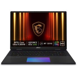 MSI Titan/18 HX AI A2XWJG-612CZ/U9-285HX/18"/4K/64GB/4TB SSD/RTX 5090/W11P/Black/2R