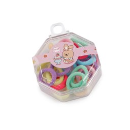 Mini gumičky do vlasů v boxu, barva 1 mix