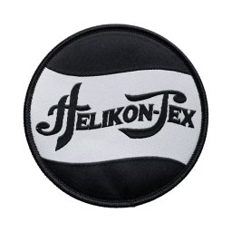 Nášivka HELIKON-TEX velcro kulatá ČERNÁ