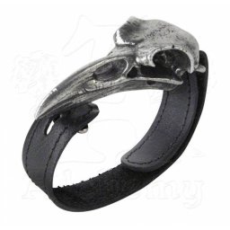 náramek ALCHEMY GOTHIC - Rabeschadel Wriststrap - Raven - A105