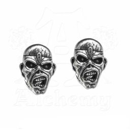 náušnice Iron Maiden - Eddie Head - ALCHEMY GOTHIC - PE6