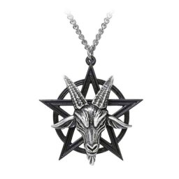 obojek ALCHEMY GOTHIC - Baphomet - Pewter - P906