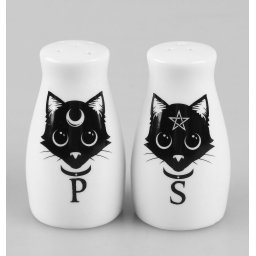 set (slánka a pepřenka) ALCHEMY GOTHIC - Cats - MRSP3