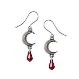 náušnice ALCHEMY GOTHIC - Tears Of The Moon-Hunters Tear - E477R