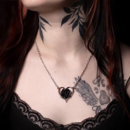 obojek ALCHEMY GOTHIC - Heart of Blackness - P991