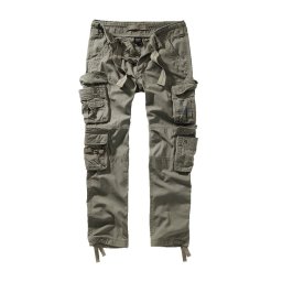 Kalhoty PURE SLIM FIT vintage ZELENÉ vel. 5XL