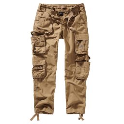 Kalhoty PURE SLIM FIT vintage PÍSKOVÉ vel. L