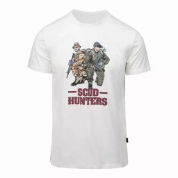 Triko SCUD HUNTERS BÍLÉ vel. L