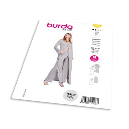 Střih Burda 5633 - Souprava dlouhé halenky a kalhot