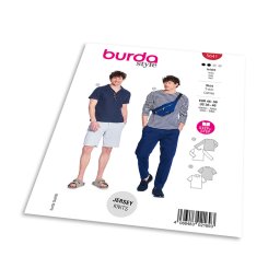Střih Burda 5641 - Pánské tričko