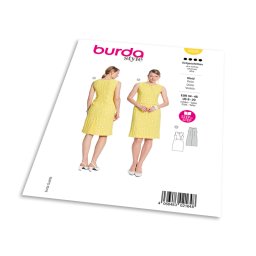 Střih Burda 5659 - Šaty s náprsenkou