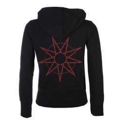 mikina dámská Slipknot - 9-Point Star Back - ROCK OFF - SKHD06LB