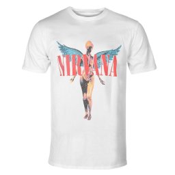 tričko pánské Nirvana - Angelic - ROCK OFF - NIRVTS02MW
