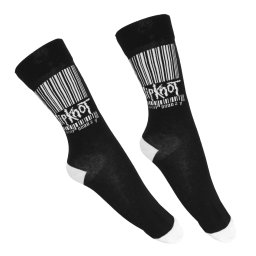ponožky Slipknot Barcode Logo- BL - ROCK OFF - SKSCK10MB