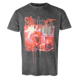 tričko pánské Slipknot - TESF Barcode Stone Wash-i CHAR - ROCK OFF - SKSTNW98MC