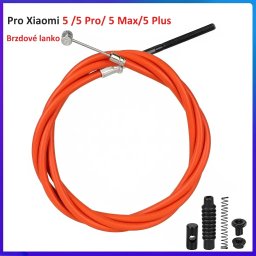 Ridefixing Brzdové lanko / bovden Xiaomi Electric Scooter 5 / 5 Max / 5 Pro / 5 Plus oranžové