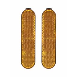 Ridefixing Odrazky zadní vidlice pro Xiaomi Electric Scooter 5 / 5 Max / 5 Pro oranžové