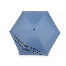 Dámský mini skládací deštník, barva 3 modrá světlá