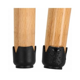 SPRINGOS Silikonové návleky na nábytek s filcem 14/16 mm, sada 4ks, černé SPRINGOS HA7255 HA7255-XG