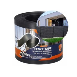 SPRINGOS Stínící plotová páska 19cm x 35m, antracitová SPRINGOS FN0001 FN0001-XG
