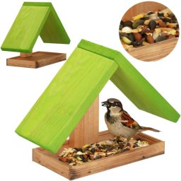 DECHLAND Krmítko pro ptáky DECHLAND KAR01 zelené KA-01-S-G-XG