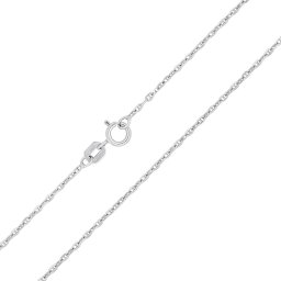 Silvego Zlatý řetízek Marine z bílého zlata - 1,2 mm - FNN1231NGW