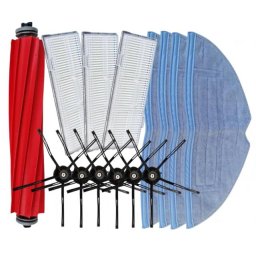 14ks Sada HEPA filtry, mopy a kartáče pro ROBOROCK S7 MaxV Ultra, S7 Max, S7 Xiaomi