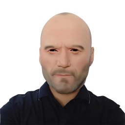 Dospělý muž – silikonová maska na hlavu a obličej jako vtipná záměna identity