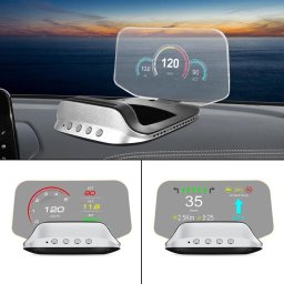 Head up displej do auta - HUD palubní počítač do auta (display) OBD2 GPS