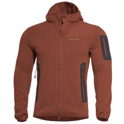 Mikina FLEECE s kapucí FALCON PRO POLARTEC® MAROON RED vel. XL