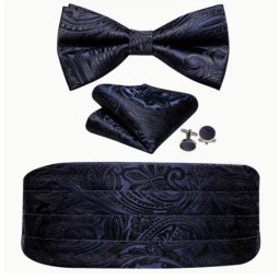 Set manžetových knoflíčků a pásu s motýlkem