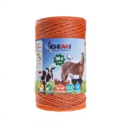 Gemi Elettronica Lanko 500 m 4 mm pro elektrický ohradník elektrická ohrada elektrický plot gemi