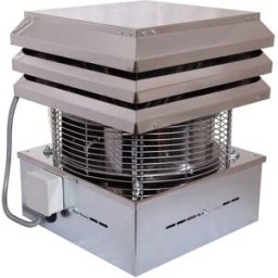 Gemi Elettronica Komínový ventilátor ocelový hranatý pro komín ventilátor na komín odsavač kouře gemi