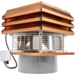 Gemi Elettronica Komínový ventilátor profesionální měděný kulatý pro komín ventilátor na komín odsavač kouře gemi