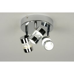 Stropní LED svítidlo do koupelny Longline Crystal Trio