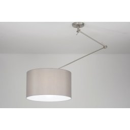 Závěsné designové šedé svítidlo nad stůl Snap Light Yersey