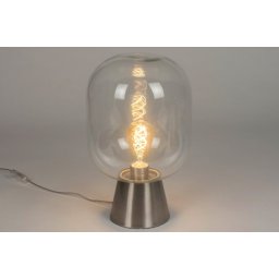 Stolní designová skleněná lampa Levin Glow