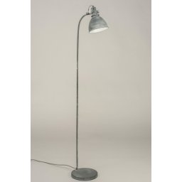 Stojací industriální šedá lampa Martonn Beton