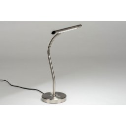 Stolní designová LED lampa Bank Retro Silver