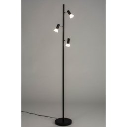 Stojací designová lampa Black Tom