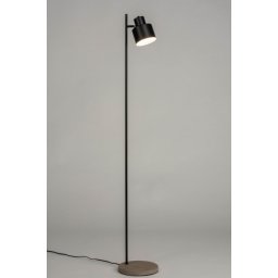 Stojací designová černá lampa Minimalist X