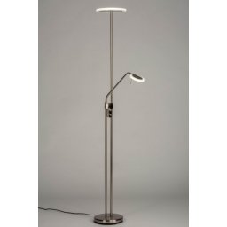 Stojací designová LED lampa Tahoma Silver