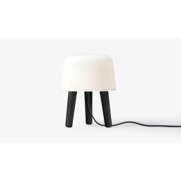 Stolní lampa Milk and Black Wood