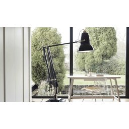 Stojací lampa Giant 1227 Messing Schieffer Black