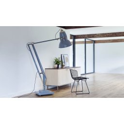Stojací lampa Giant 1227 Messing Stau Blue
