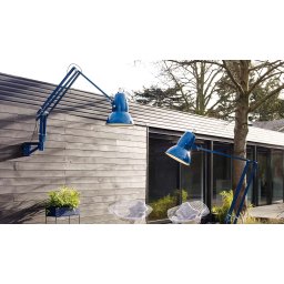 Nástěnná modrá venkovní lampa Giant 1227 Outdoor Marine Blue