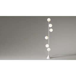 Stojací lampa Areti Vertical Globe White